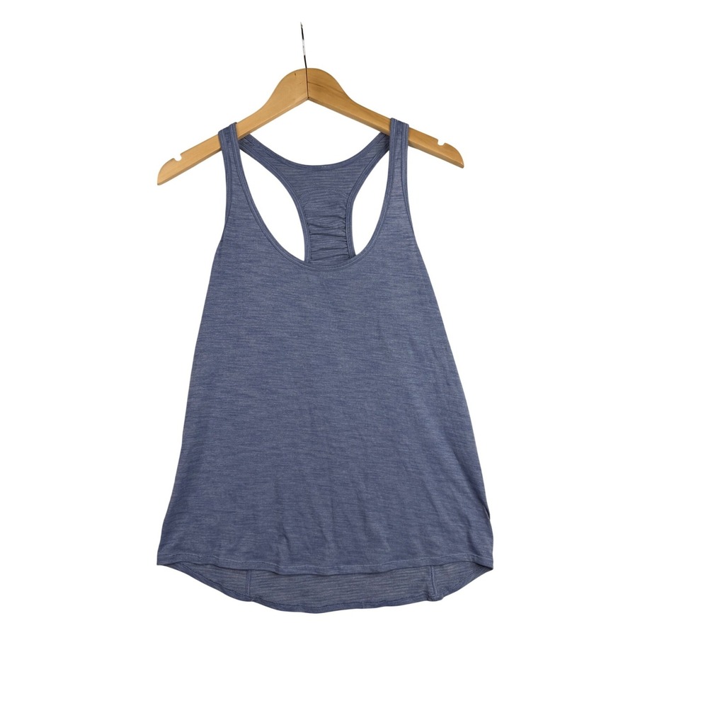 Lululemon‎ Racerback Tank Top size Medium Blue
